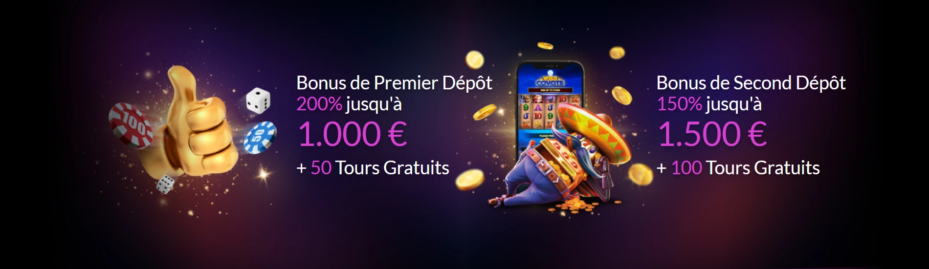 Bannière Europe Fortune Casino